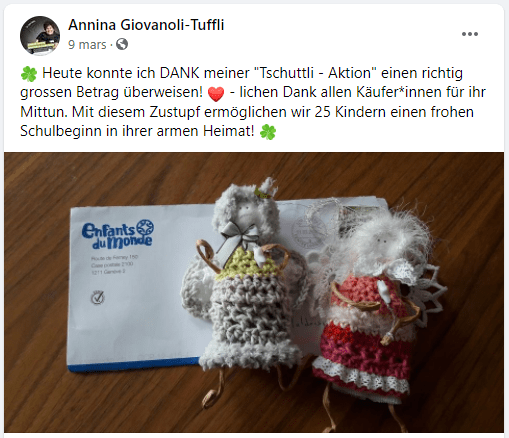 "Tschuttli - Aktion", Annina