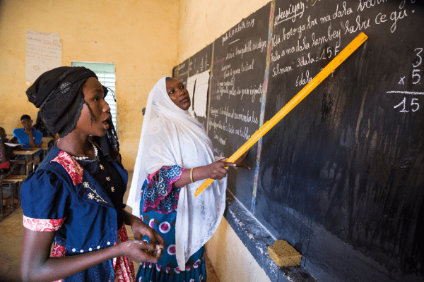 Mariama, élève au Niger