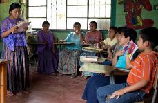 Une école soutenue par Enfants du Monde au Guatemala