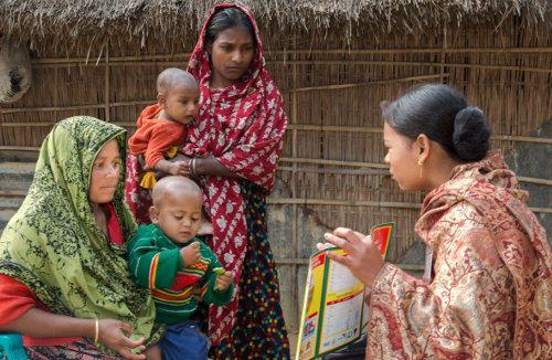 Health project in Bangladesh - Birth preparation card 