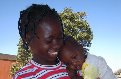 A mother and her baby benefit from our health programme in Burkina Faso