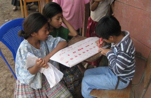 Benificiaries from our education project in Guatemala