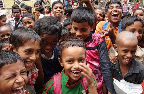 Boys beneficiaries of our education project in Bangladesh