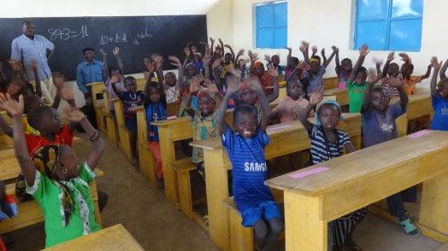 Students in our education project in Tchad