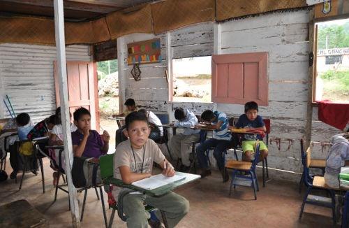 A school supported by Enfants du Monde in Guatemala