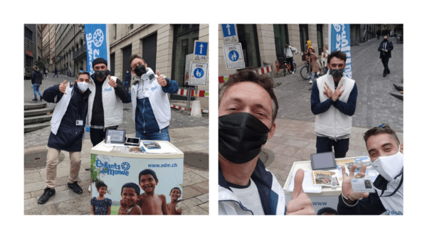 Enfants du Monde dans les rues de Suisse romande