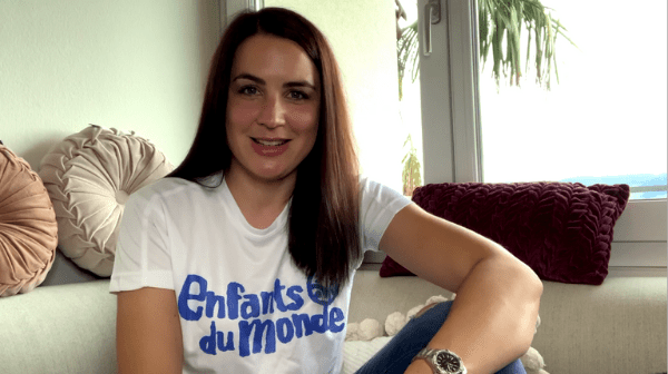 Julia Bauer, ambassadrice de bonne volonté d'Enfants du Monde