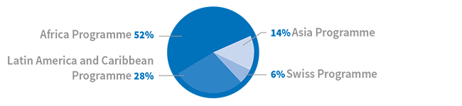 Rapport Annuel 2020 | Chiffres-clés financiers | Budget par région